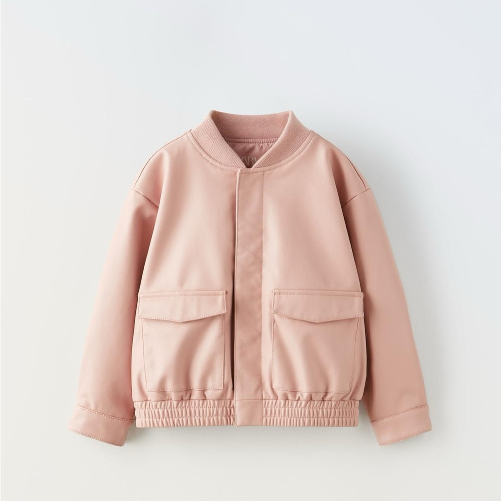 Zara Faux Leather Bomber